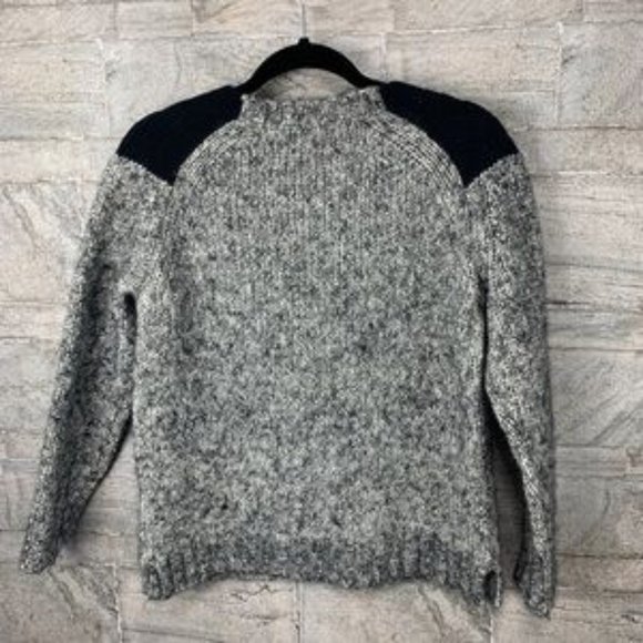 J.Crew. Marled colorblock-shoulder sweater Mohair - Picture 6 of 7